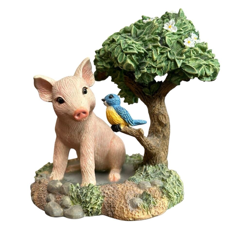 Vintage The Hamilton Collection Figurine Puddle Ploppin’ Farm Livin’ Collection